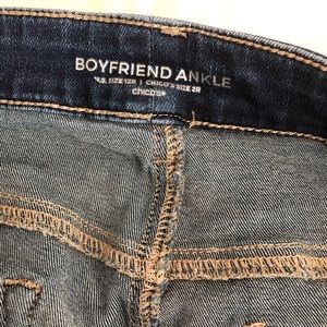 Boyfriend ankle jeans